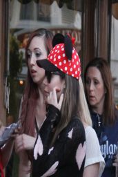 Miranda Cosgrove in Disneyland - Feb 2014