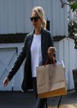 Naomi Watts in Ripped Jeans - Shopping at Brentwood Country Mart