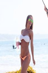 Nicole Aniston Bikini Candids - Photoshoot for ’138 Water’ in Malibu