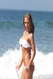 Nicole Aniston Bikini Candids - Photoshoot for ’138 Water’ in Malibu
