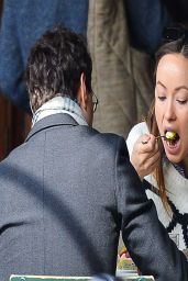 Olivia Wilde in New York City - Having Lunch With a Friend - March 2014