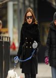 Olivia Wilde Winter Street Style - New York City, March 2014