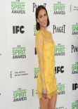 Paula Patton Wearing Lorena Sarbu Mini Dress - 2014 Film Independent Spirit Awards