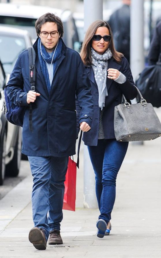 Pippa Middleton Street Style - out in London - March 2014 