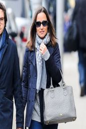 Pippa Middleton Street Style - out in London - March 2014 