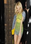 Pixie Lott Night Out Style - Steam & Rye Restaurant in London - March 2014