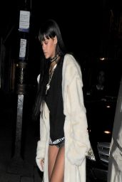 Rihanna - Arriving at a Drake After Party - March 2014