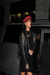 Rihanna Night Out Style - Tramp Club in London - March 2014