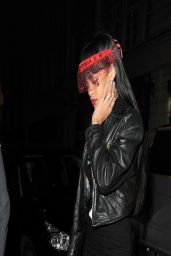 Rihanna Night Out Style - Tramp Club in London - March 2014