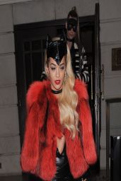 Rita Ora in Sexy Catsuit at Chakana Night Club in London