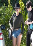 Rita Ora Shows Off Her Legs -  in Shorts While Out in Los Angeles