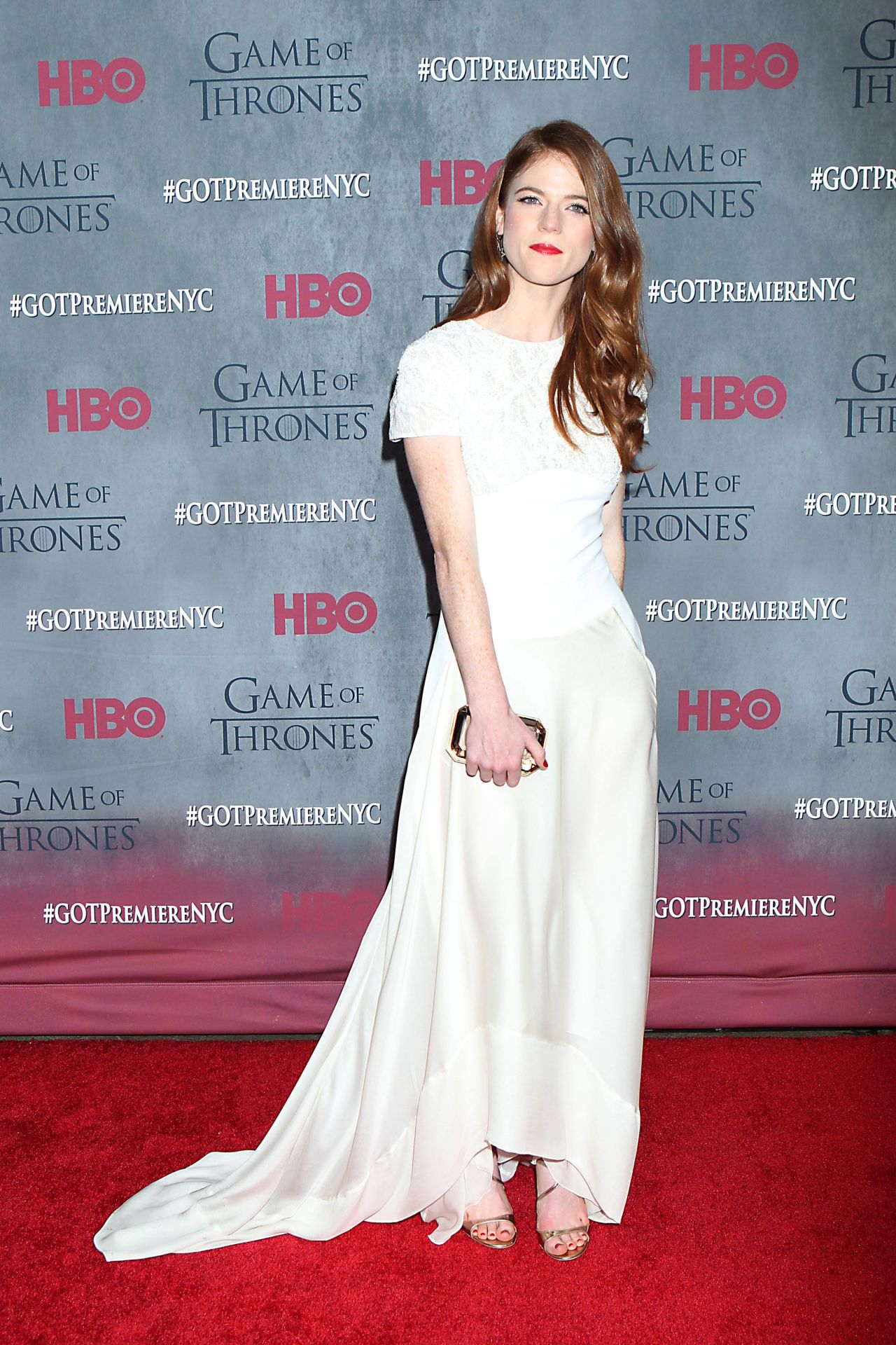 Rose Leslie - ‘Game of Thrones’ Season 4 Premiere in New York City ...