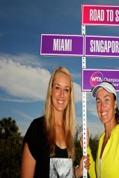 Sabine Lisiki & Martina Hingis - Sony Ericsson Open - Miami 2014
