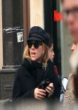 Scarlett Johansson in Paris - Republique Area, March 2014