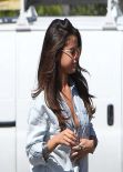 Selena Gomez Casual Style - Leaving Kabuki Restaurant in North Hollywood, March 2014