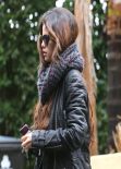 Selena Gomez Street Style - Leaving Her Stylists House in Beverly Hills, March 2014