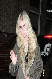Taylor Momsen Night Out Style - at the Black Heart Bar in London