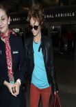 Vanessa Paradis At LAX Airport in Los Angeles, March 2014