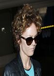 Vanessa Paradis At LAX Airport in Los Angeles, March 2014