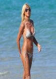Victoria Silvstedt Bikini Candids - Miami, March 2014