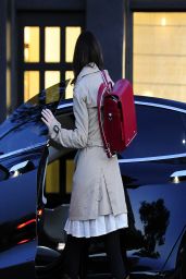 Zooey Deschanel Leaving Hair Salon in Beverly Hills, March 2014