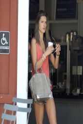 Alessandra Ambrosio - Brentwood Country Mart in Los Angeles - April 2014