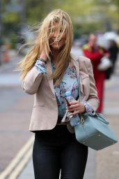 Amy Willerton Casual Style - Leaving the ITV London Studios - April 2014
