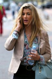 Amy Willerton Casual Style - Leaving the ITV London Studios - April 2014