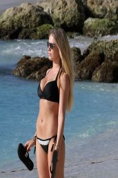 April Summers Bikini Candids - at the Beach in Barbados - March 2014