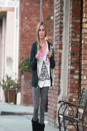 Ashley Tisdale - Heads to Yoga Class in Studio City - April 2014