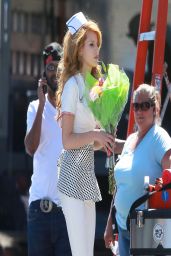 Bella Thorne - Filming a Music Video in Los Angeles - April 2014
