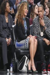 Beyonce Knowles - Brooklyn Nets Basketball Game - April 2014