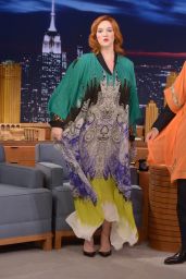 Christina Hendricks - The Tonight Show With Jimmy Fallon - April 2014