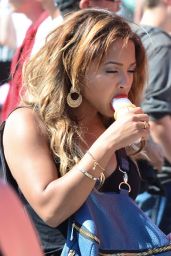 Christina Milian - Enjoying an Ice Cream on Venice Beach, Los Angeles - April 2014