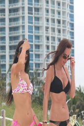 Claudia Romani in Bikini - Photoshoot for Kustom Paddle - Miami, April 2014