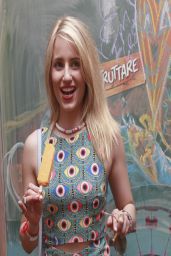 Dianna Agron - Fruttare Hangout at Coachella - April 2014