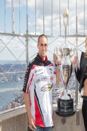 Dianna Dahlgren - AMA Supercross Stars visit The Empire State Building - April 2014
