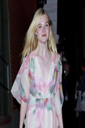Elle Fanning Night Out Style - Beverly Hills, April 2014