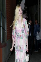 Elle Fanning Night Out Style - Beverly Hills, April 2014