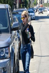 Emma Roberts Street Style - Shopping in West Hollywood - April 2014