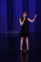Emma Stone at The Tonight Show with Jimmy Fallon - April 2014