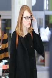 Emma Stone - LAX Airport in Los Angeles - April 2014