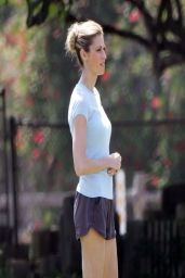Erin Andrews - Films a Scenes for a Trubiotics - One a Day Vitamin Commercial - April 2014