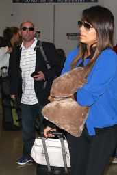 Eva Longoria at LAX Airport in Los Angeles - April 2014