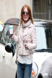 Geri Halliwell Casual Style - Out in London - April 2014