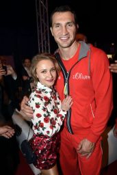 Hayden Panettiere at a Boxing Match in Oberhausen - April 2014