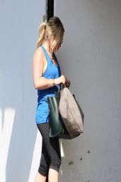 Hilary Duff at the Gym in Los Angeles - April 2014