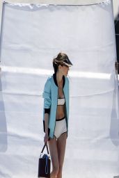 Hilary Rhoda - Photoshoot for Vogue in Malibu - March 2014