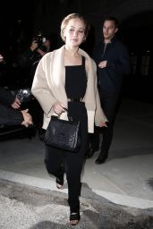 Jennifer Lawrence Night Out Style - Out Dinner in London - April 2014