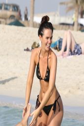 Jennifer Metcalfe Bikini Candids - Dubai Beach - April 2014